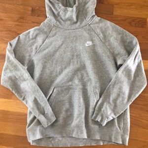 NIKE HEATHER GREY HOODIE